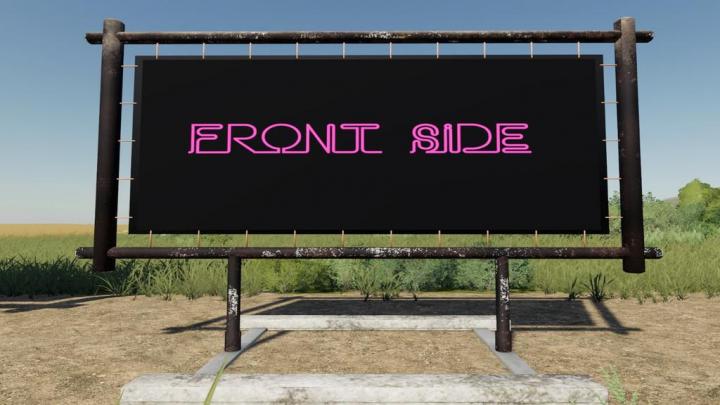 FS19 - Billboard Sign (Prefab) V1.0