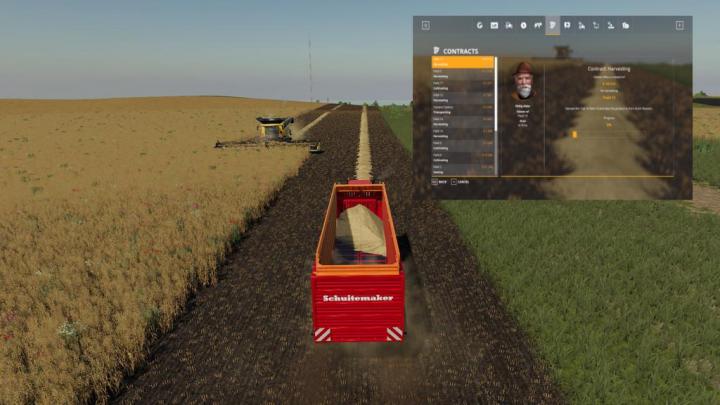 FS19 - Collect Straw At Missions V1.0