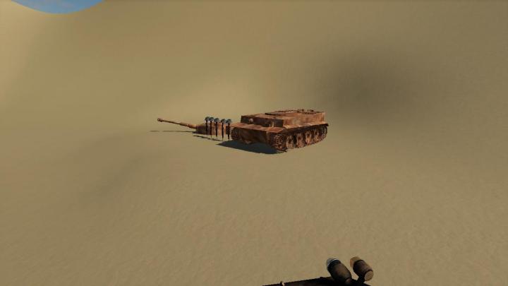 FS19 - Destroyed Tiger 1 Tank V1.0