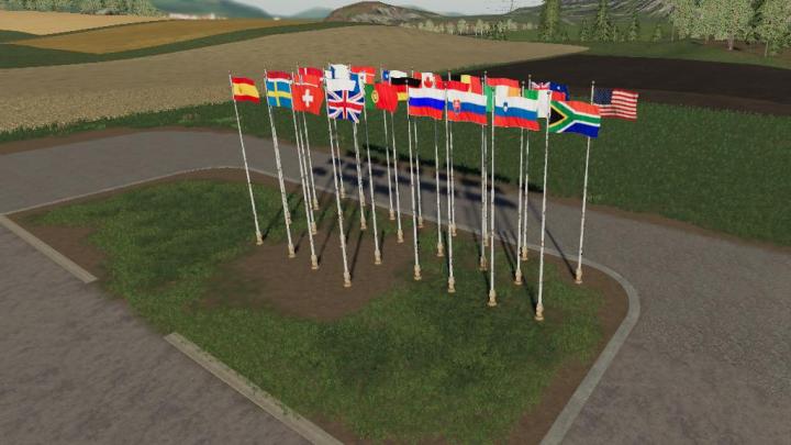 FS19 - International Flags V1.0