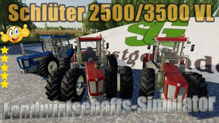 FS19 - Schluter Super 2500/3500 Tractor V1.0