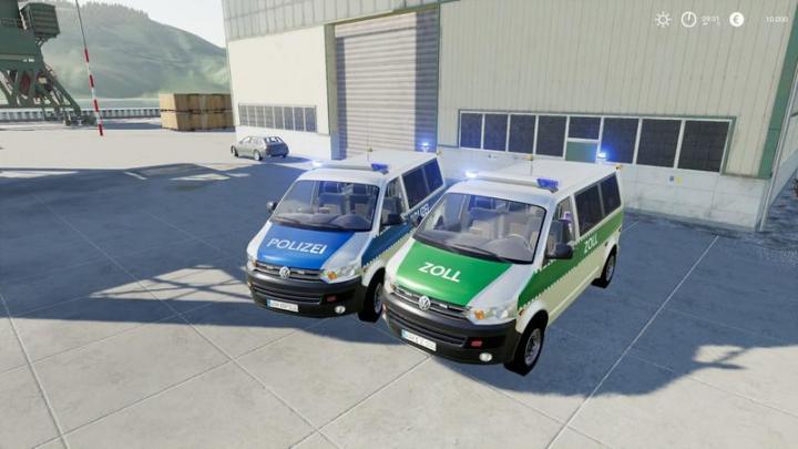 FS19 - Volkswagen T5 Police And Customs V1.0