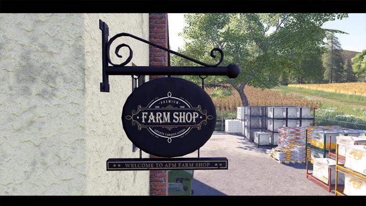 FS19 - Placeable Farm Shop V1.0