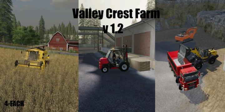 FS19 - Valley Crest Farm 4X Map V1.2