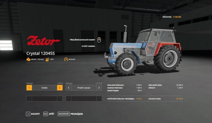FS19 - Zetor 12045 Tractor V1.0