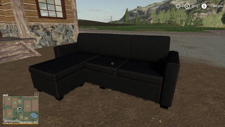 FS19 - Couch Pickupable V1.0