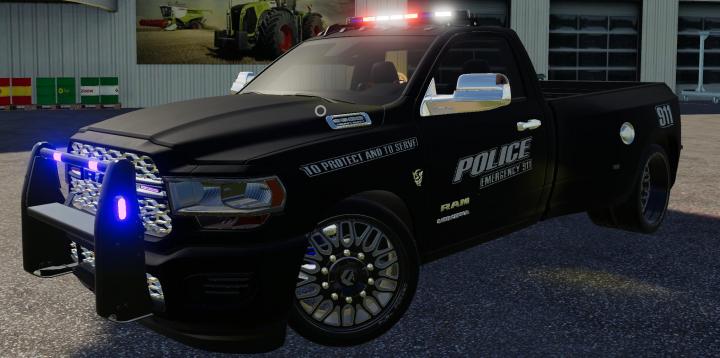 FS19 - Dodge Hell Truck Police Edition V1.0