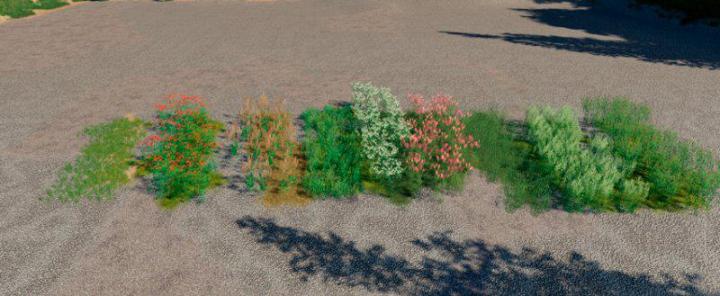 FS19 - Paint Grass Or Bushes Or Flowers In Game With Landscape Tool V1.0