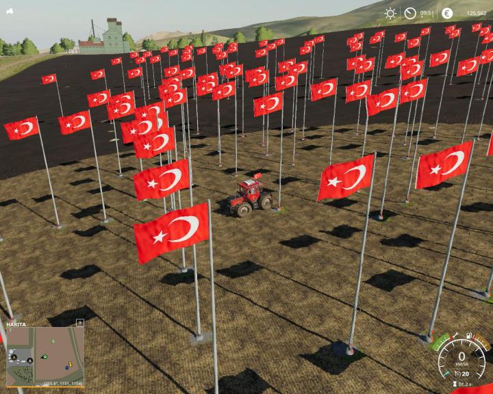 FS19 - Turkish Flag V1.5