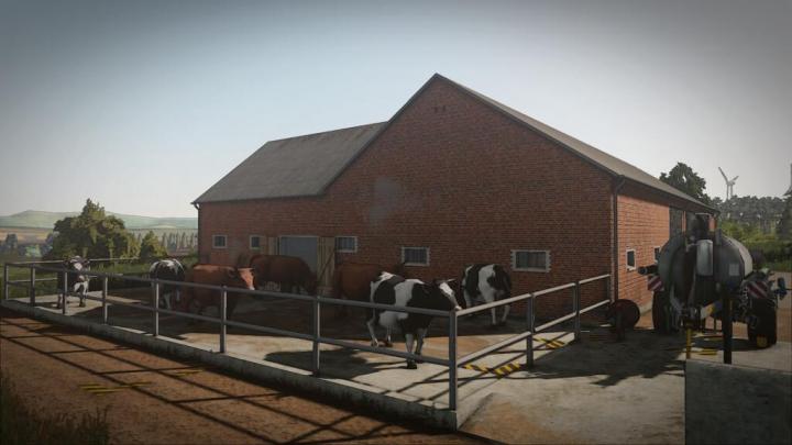 FS19 - Buildings With Cows V1.0