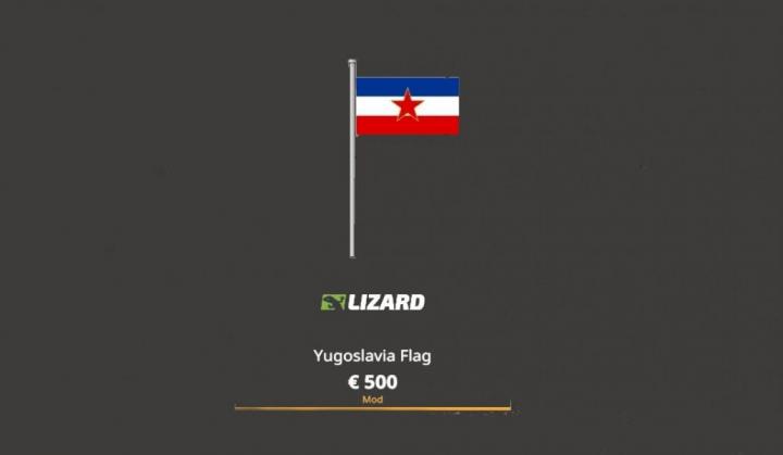 FS19 - Yugoslavia Flag V1.0