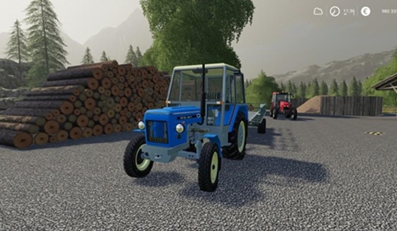 Zetor 6911 Blue Tractor V1