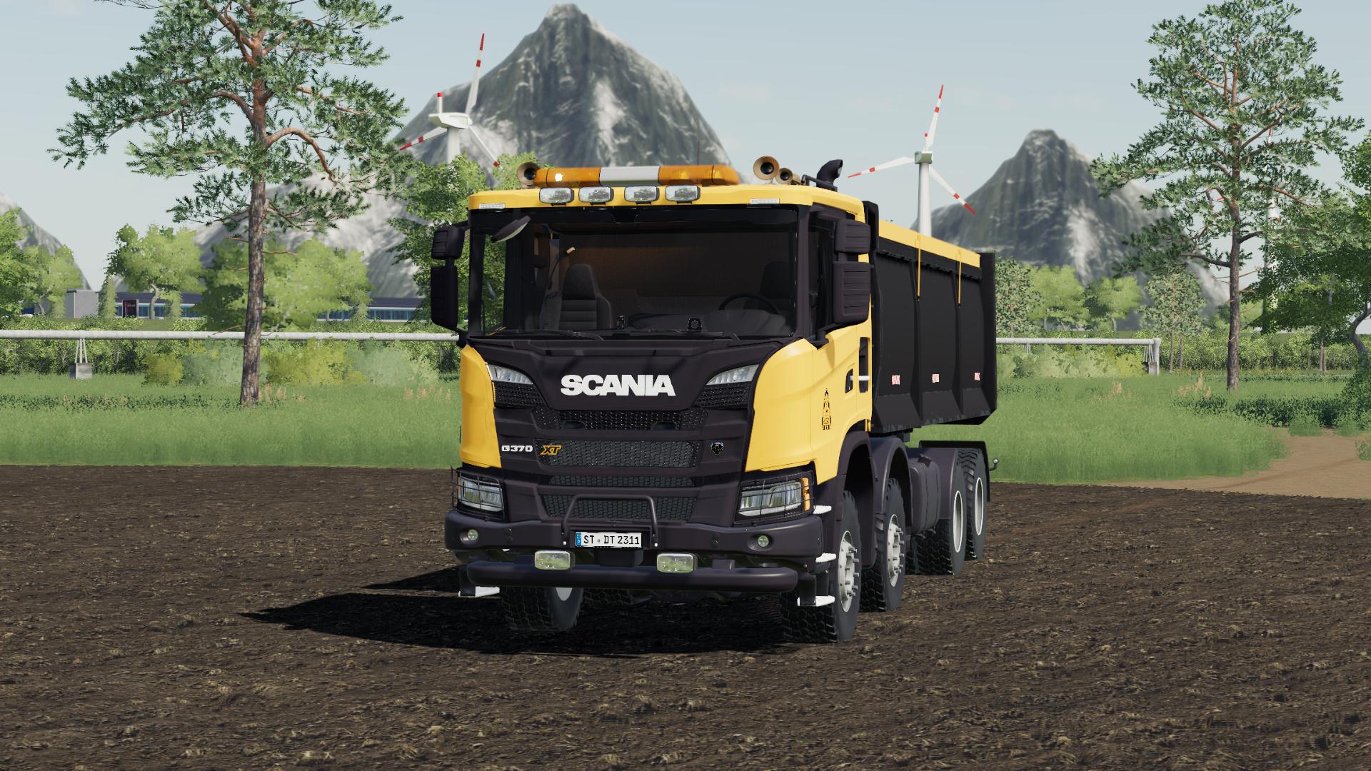 Scania XT 8x8 Tipper Truck V1