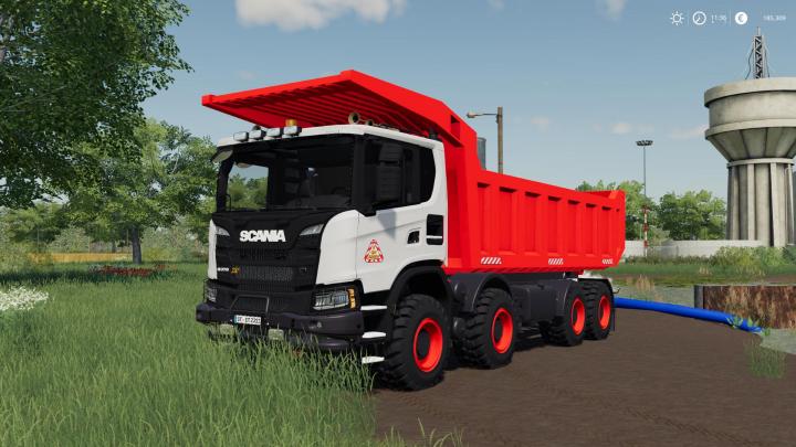Scania Xt 8X8 Mining Truck V1.1