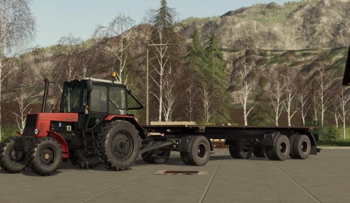 Belarus 821 Red Tractor