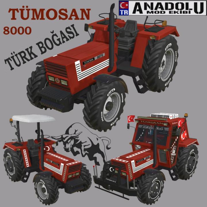 Tumosan 8000 Turbo Tractor V3.0