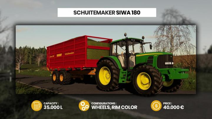 Schuitemaker Siwa 180 Trailer V1.0