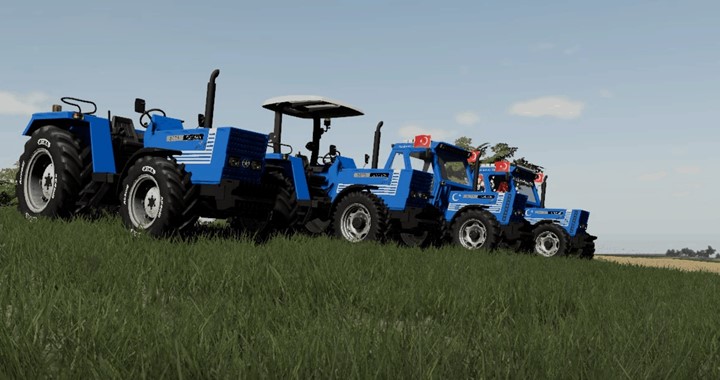 Tumosan 8000 Blue Tractor V1.0