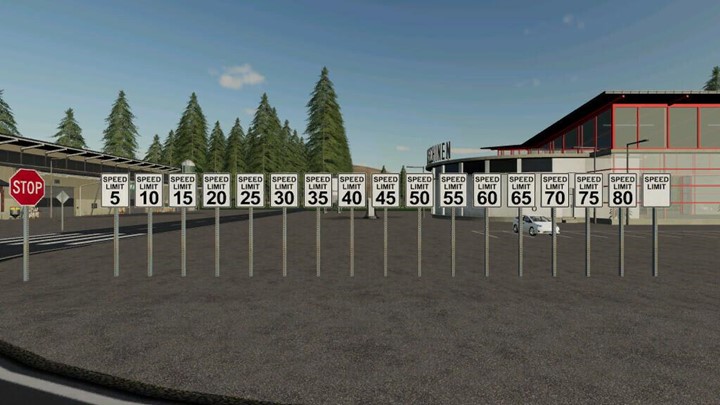Placeable US Speed Limit Signs V1.0.1.0