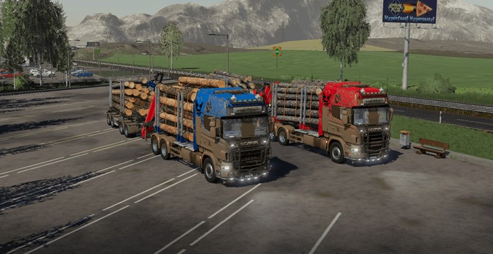 Scania R730S Timber Truck V1.0