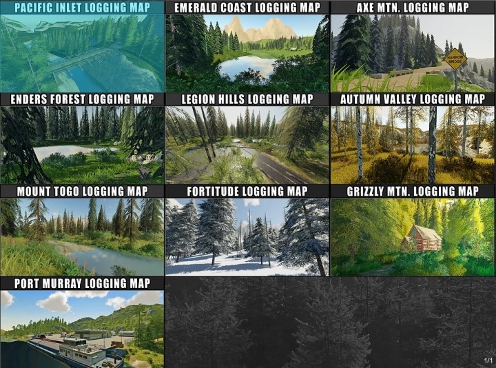 Forestry Maps Pack V1.0