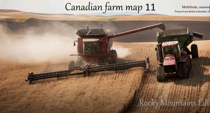 Canadian Farm Map V11.1 Rocky