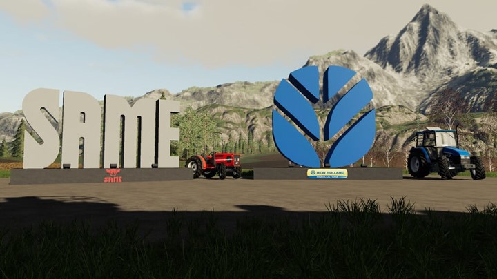 Placeable New Holland And Same Logos V1.0
