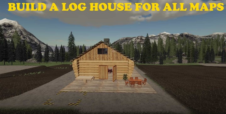 Building Log House All Maps V1.0
