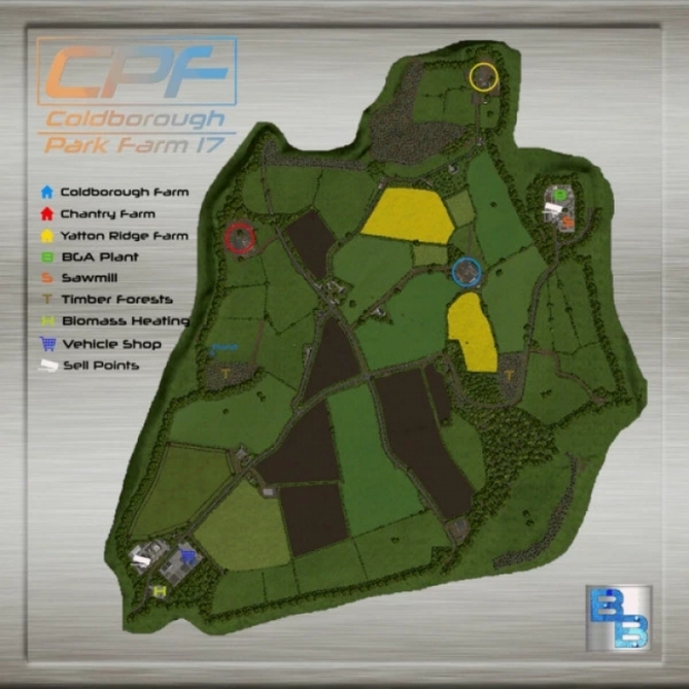 Coldborough Park Farm Map V1.0