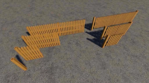Fence Pack With Bright Wood V1.0