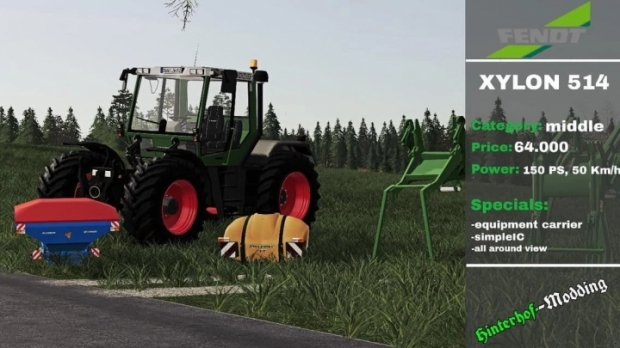 Fendt Xylon Tractor V1.0