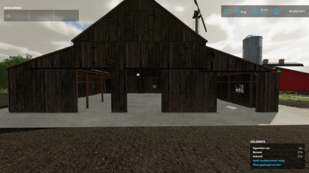 Wooden Barn In White, Red, Brown Or Blue V1.0