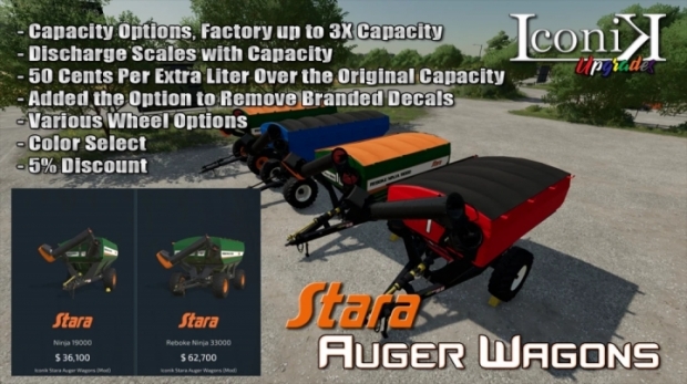 Iconik Stara Auger Wagons V1.0