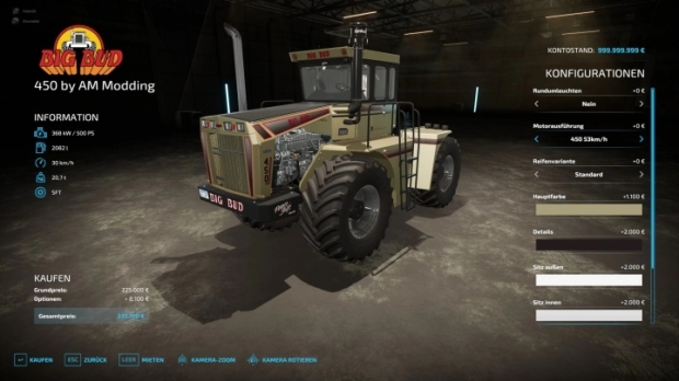 Bigbud 450 Tractor V1.0
