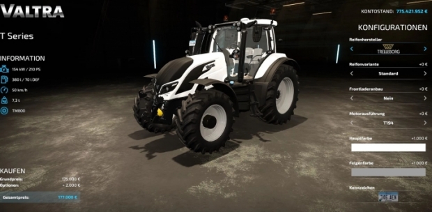 Valtra T Tractor V1.0