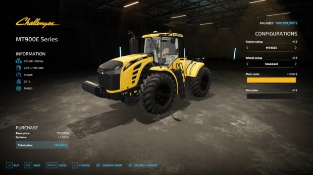 Challenger Mt900E Tractor Update V1.3