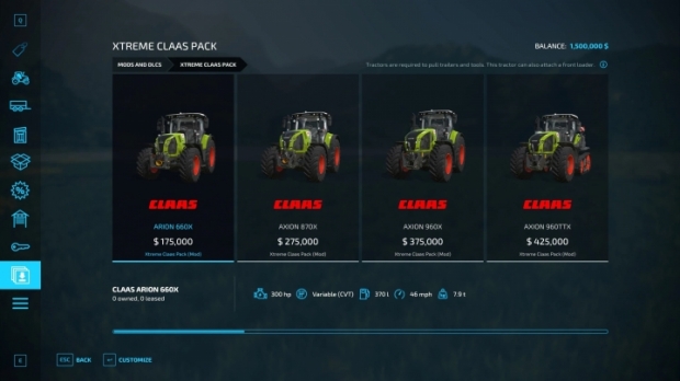 Xtreme Claas Pack V1.0