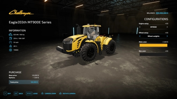 Challenger Mt900E Tractor Update V1.4