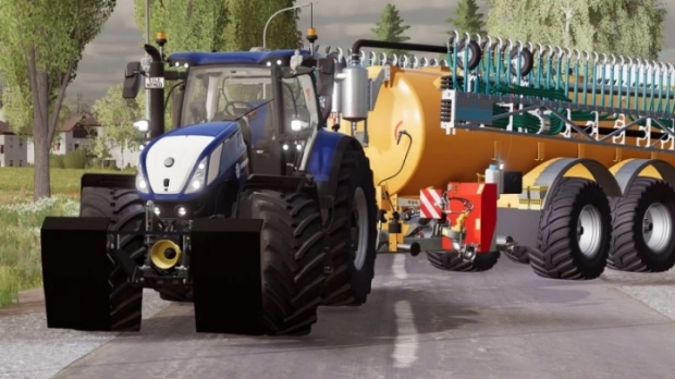 New Holland T7 Hd Plm Blue Power Tractor V1.0