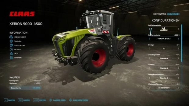 Claas Xerion 5000 V1.0.0.4