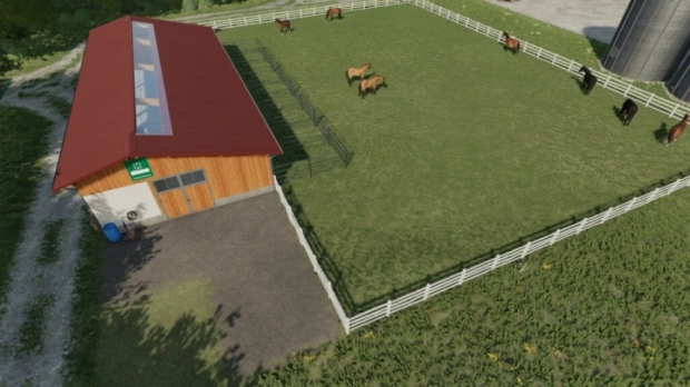 Horse Stable With Paddocks V1.0
