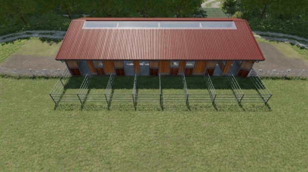 Horse Stable With Paddocks V1.0