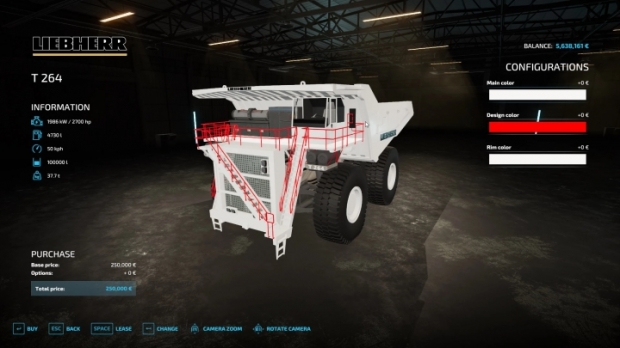 Liebherr T-264 Mining Truck V1.0
