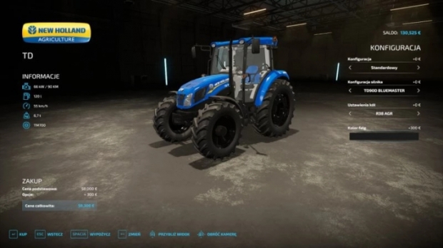 New Holland Td Series Wip Tractor V1.0