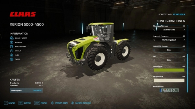 Claas Xerion 4500-5000 V1.1