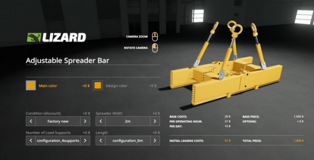 Adjustable Load Spreader Bar V1.0