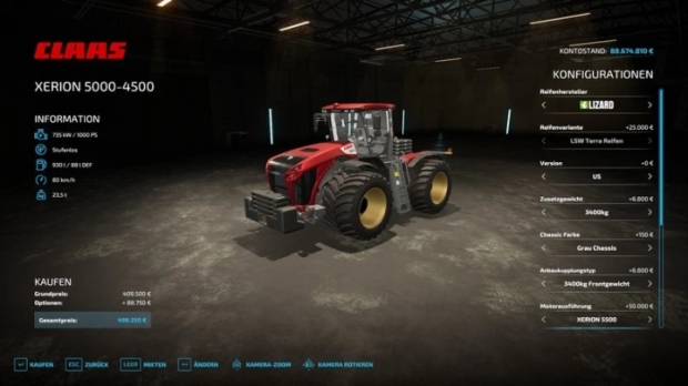 Claas Xerion 5500 V1.2.0.9