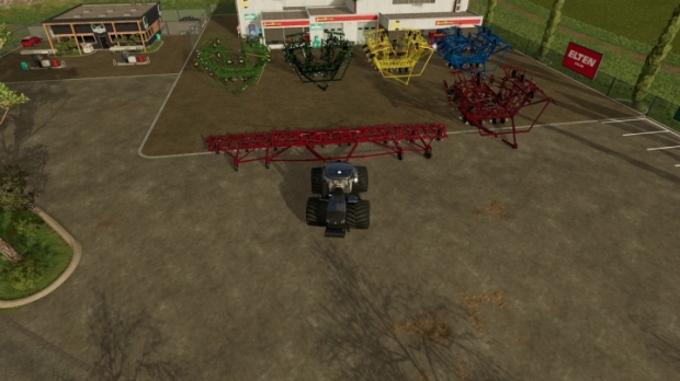Flexicoil St820 Cultivator And Plow Working Width 24.0 Update V1.2