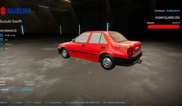 Suzuki Swift 1.6 Sedan V1.0