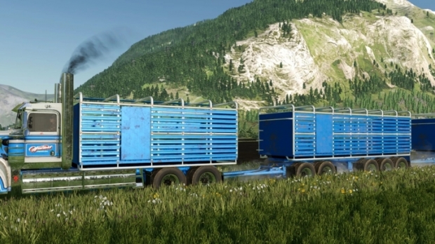 Attachable Livestock Crates For Kenworths And Hino V1.0